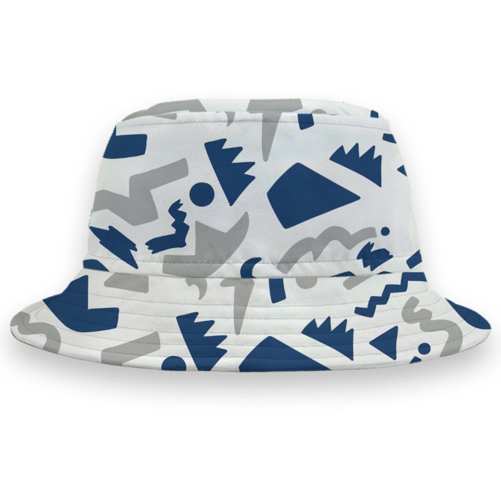 French-Blue-12s-NastyJamz-Bucket-Hat-Match-Number-23-Cartoon-All-Over-Print