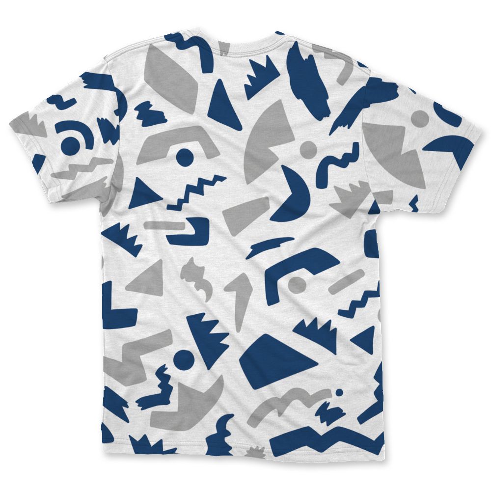 French-Blue-12s-NastyJamz-T-Shirt-Match-Number-23-Cartoon-All-Over-Print