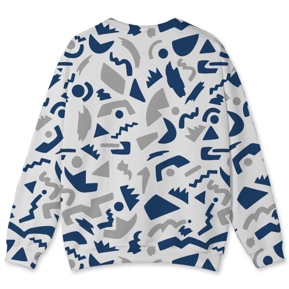 French-Blue-12s-NastyJamz-Sweatshirt-Match-Number-23-Cartoon-All-Over-Print
