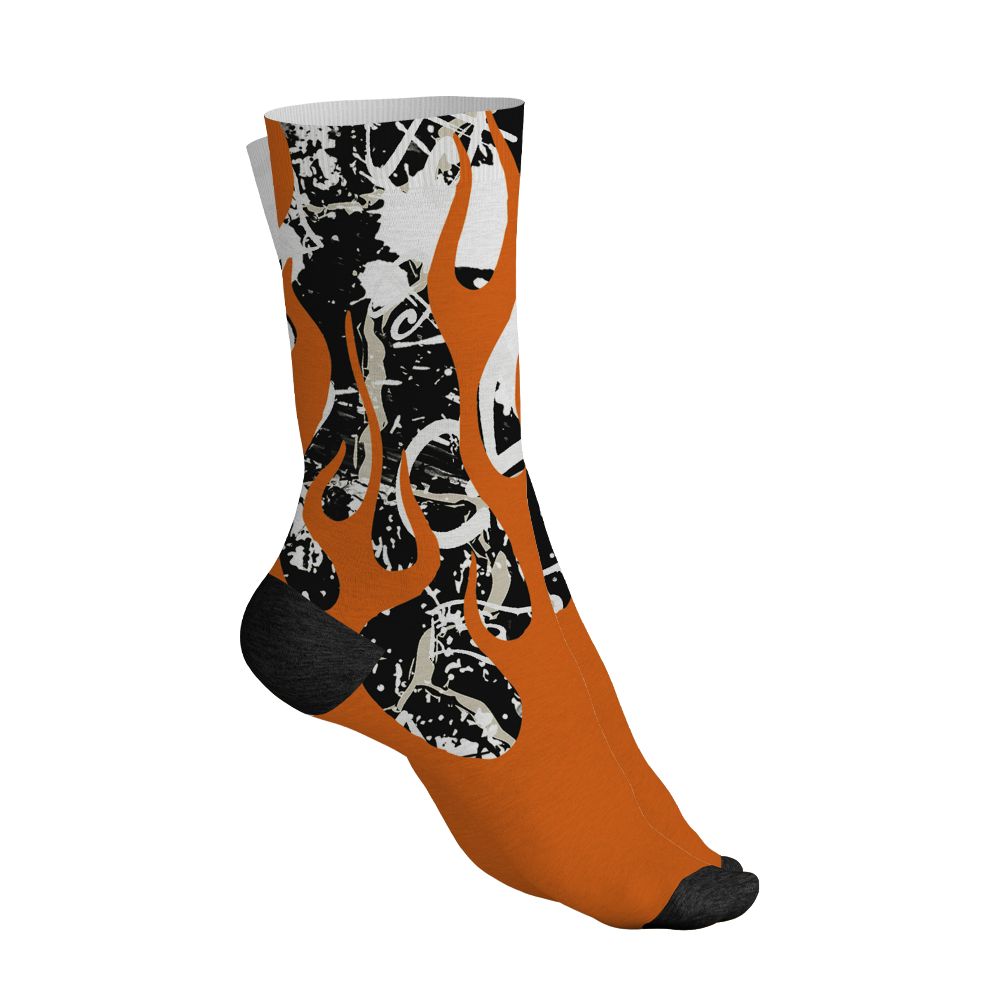 AJ 1 Shattered Backboard.NastyJamz Socks Match.Work Hard Fire 3D