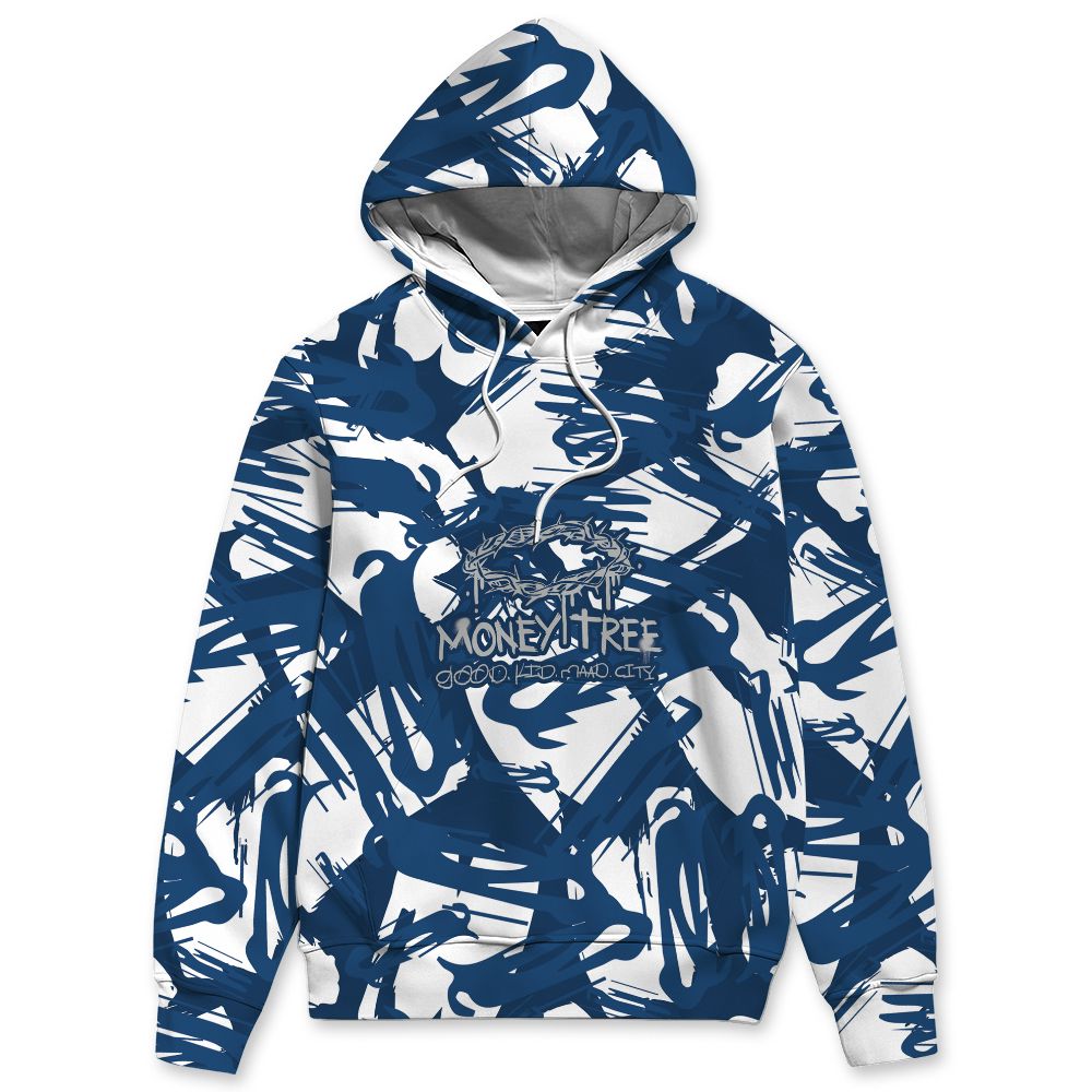 French-Blue-12s-NastyJamz-Hoodie-Match-Pattern-Money-Tree-All-Over-Print
