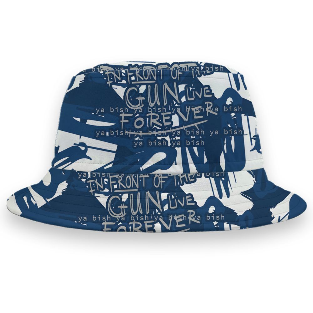 French-Blue-12s-NastyJamz-Bucket-Hat-Match-Pattern-Money-Tree-All-Over-Print