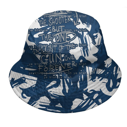 French-Blue-12s-NastyJamz-Bucket-Hat-Match-Pattern-Money-Tree-All-Over-Print
