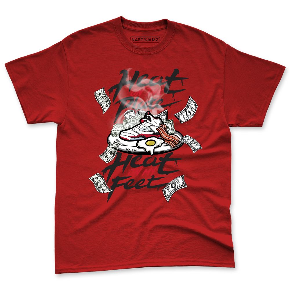 Fire-Red-5s-NastyJamz-Premium-T-Shirt-Match-Sneaker-Breakfast