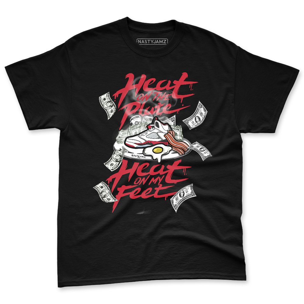 Fire-Red-5s-NastyJamz-Premium-T-Shirt-Match-Sneaker-Breakfast