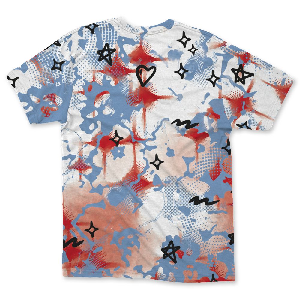 Fire-Red-5s-NastyJamz-T-Shirt-Match-Sneaker-Girl-Nail-All-Over-Print