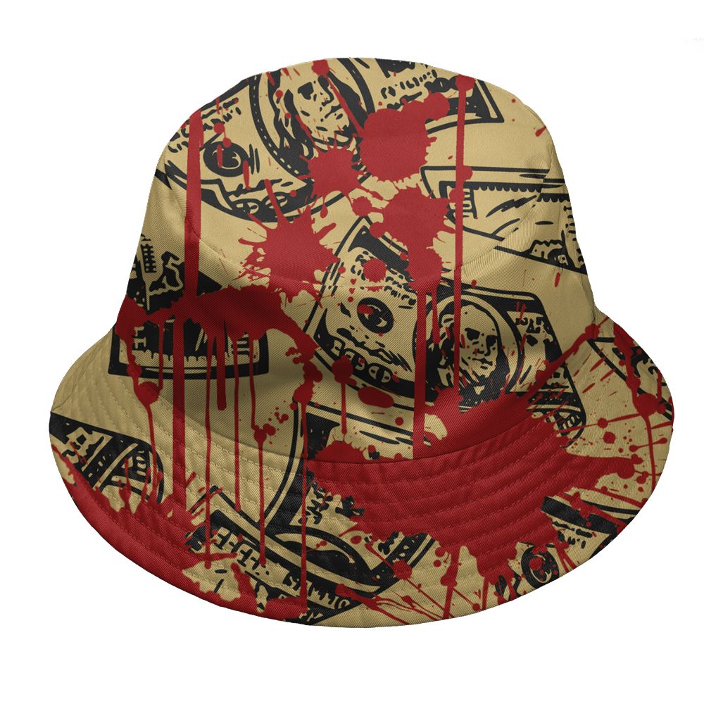 Pizza-4s-NastyJamz-Bucket-Hat-Match-Ber-Hustle-All-Day-All-Over-Print