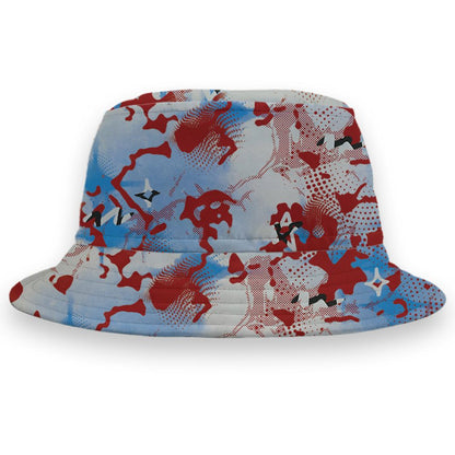 Spizike-Bordeaux-NastyJamz-Bucket-Hat-Match-Sneaker-Girl-Nail-All-Over-Print