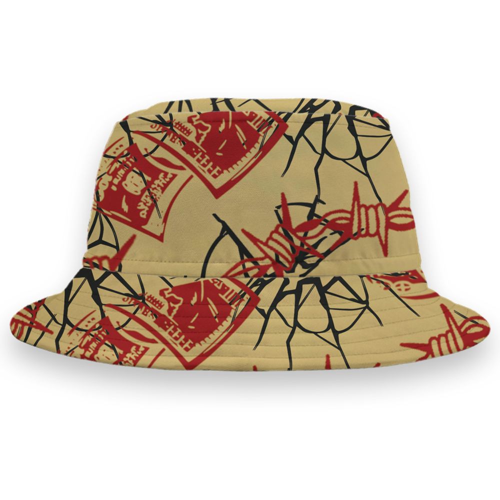 Pizza-4s-NastyJamz-Bucket-Hat-Match-Doubt-Kills-Dreams-All-Over-Print