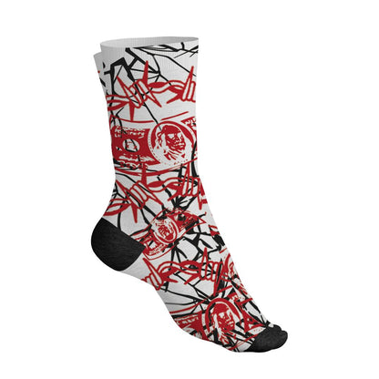 Fire-Red-5s-NastyJamz-Socks-Match-Doubt-Kills-Dreams-All-Over-Print