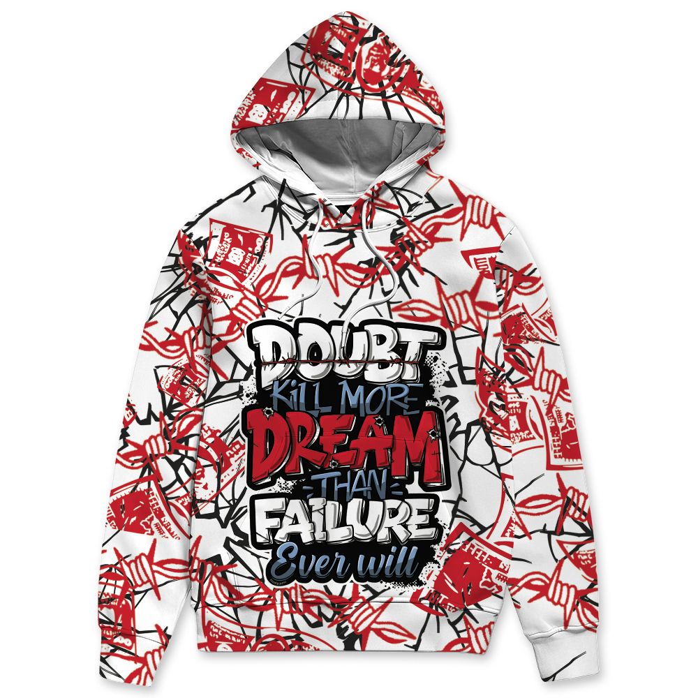 Fire-Red-5s-NastyJamz-Hoodie-Match-Doubt-Kills-Dreams-All-Over-Print