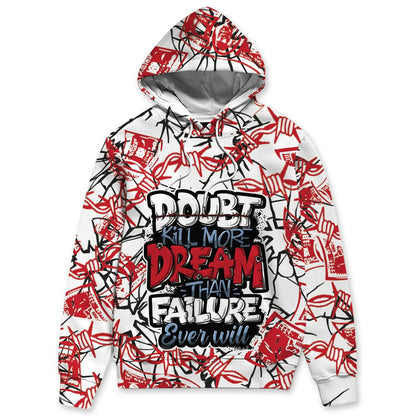 Fire-Red-5s-NastyJamz-Hoodie-Match-Doubt-Kills-Dreams-All-Over-Print