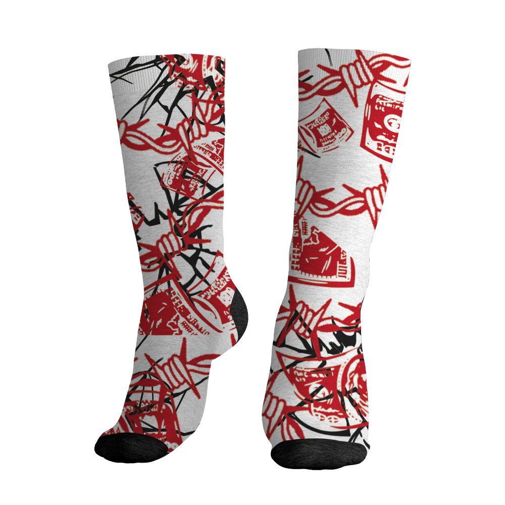 Fire-Red-5s-NastyJamz-Socks-Match-Doubt-Kills-Dreams-All-Over-Print