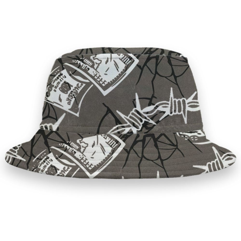 Cave-Stone-4s-NastyJamz-Bucket-Hat-Match-Doubt-Kills-Dreams-All-Over-Print