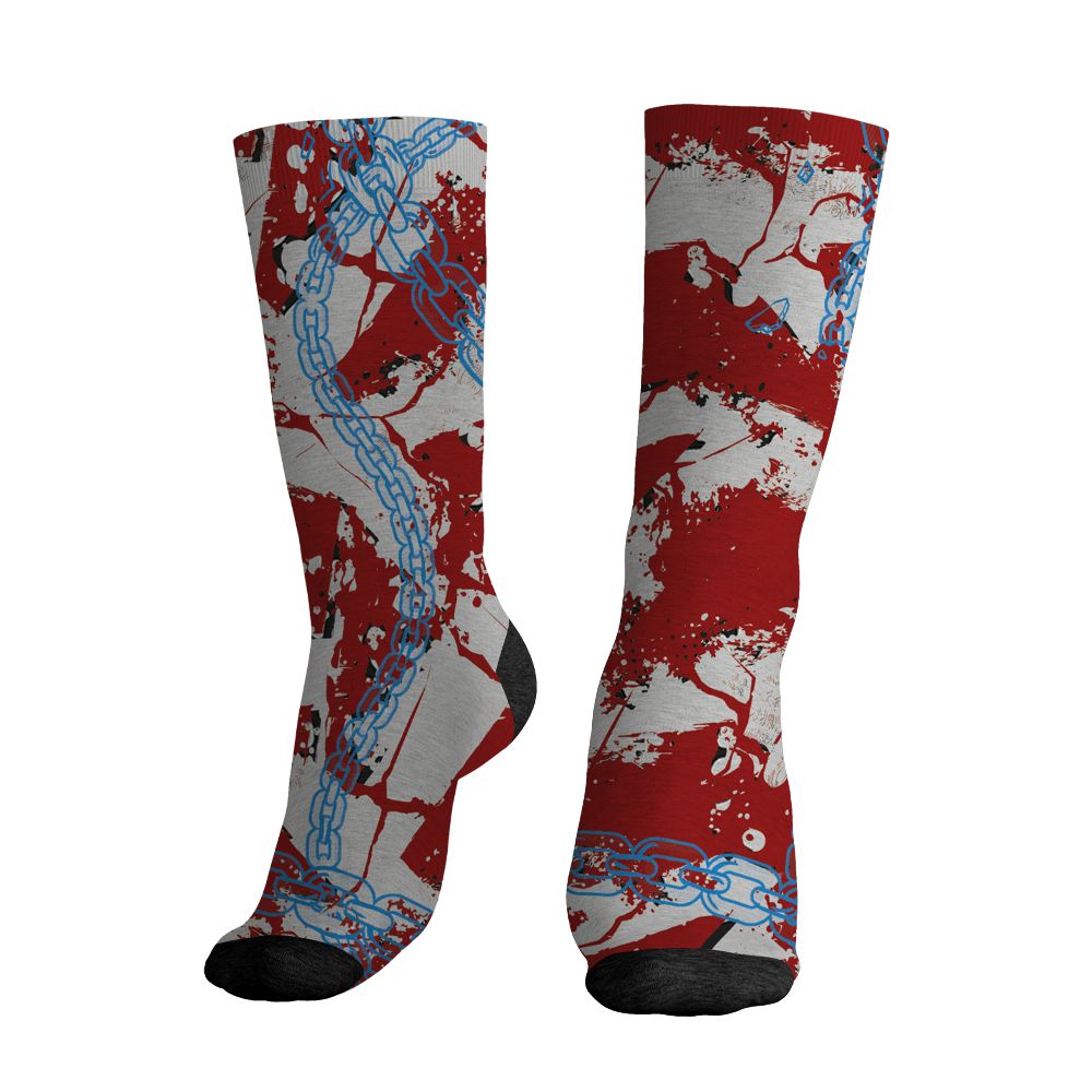 Spizike-Bordeaux-NastyJamz-Socks-Match-BER-Break-Chain-All-Over-Print