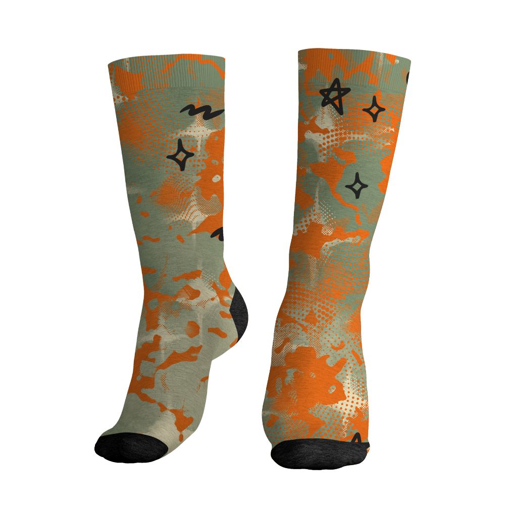 Undefeated-4s-NastyJamz-Socks-Match-Sneaker-Girl-Nail-All-Over-Print