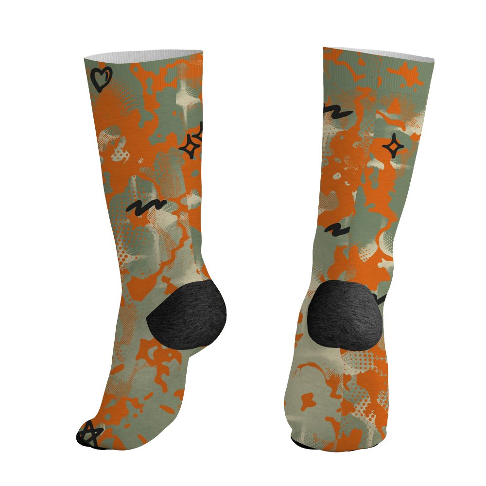 Undefeated-4s-NastyJamz-Socks-Match-Sneaker-Girl-Nail-All-Over-Print