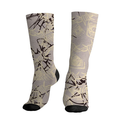 While-You-Were-Sleeping-4s-NastyJamz-Socks-Match-Doubt-Kills-Dreams-All-Over-Print