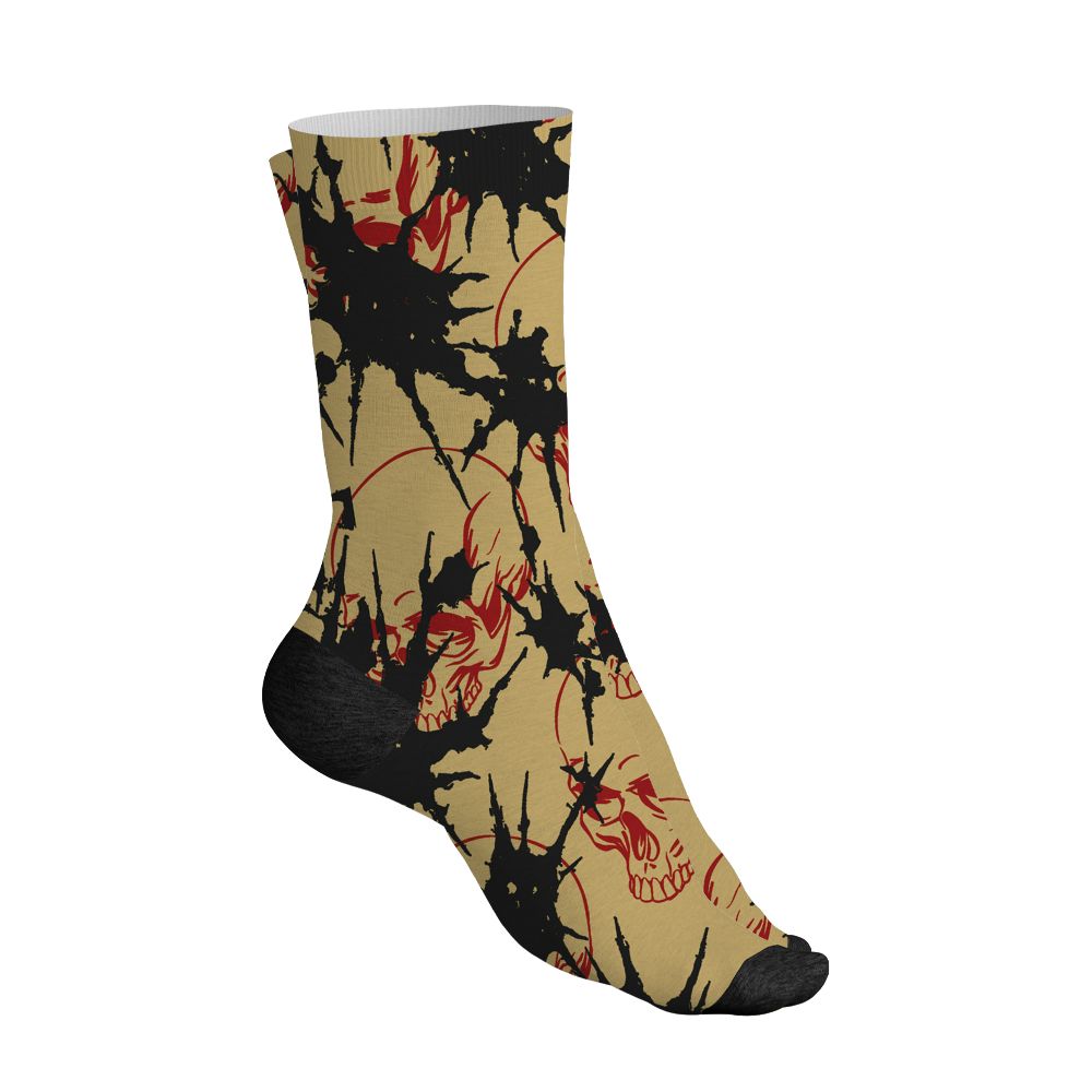 Pizza-4s-NastyJamz-Socks-Match-Dirty-Love-Skull-All-Over-Print