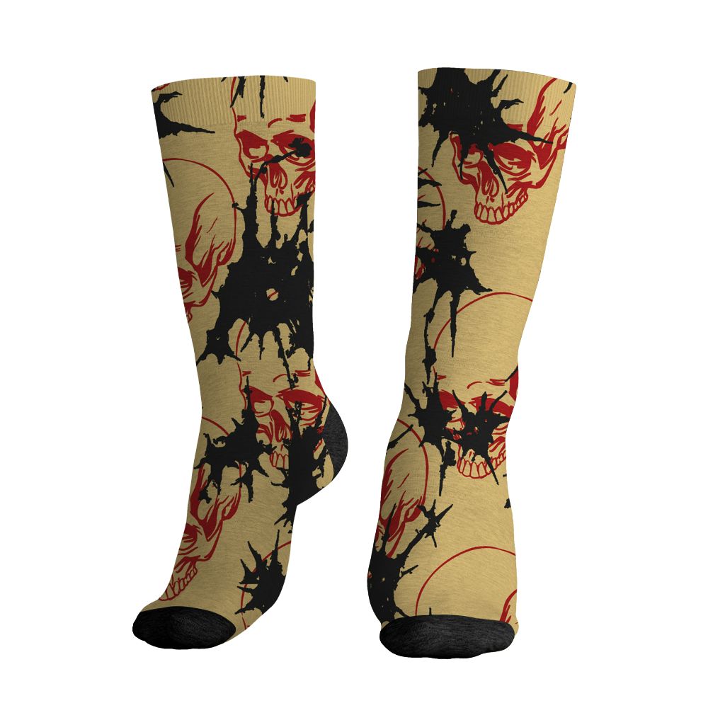 Pizza-4s-NastyJamz-Socks-Match-Dirty-Love-Skull-All-Over-Print