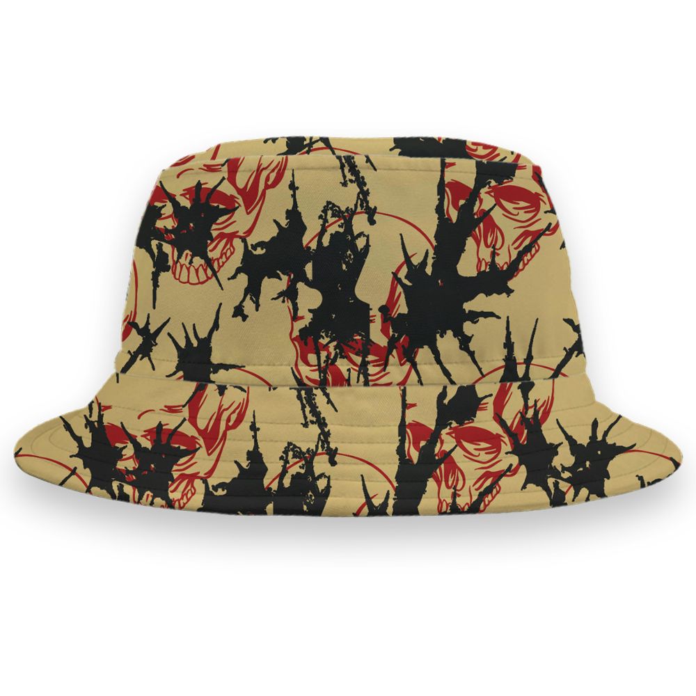 Pizza-4s-NastyJamz-Bucket-Hat-Match-Dirty-Love-Skull-All-Over-Print