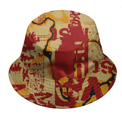 Pizza-4s-NastyJamz-Bucket-Hat-Match-Pattern-Madness-All-Over-Print