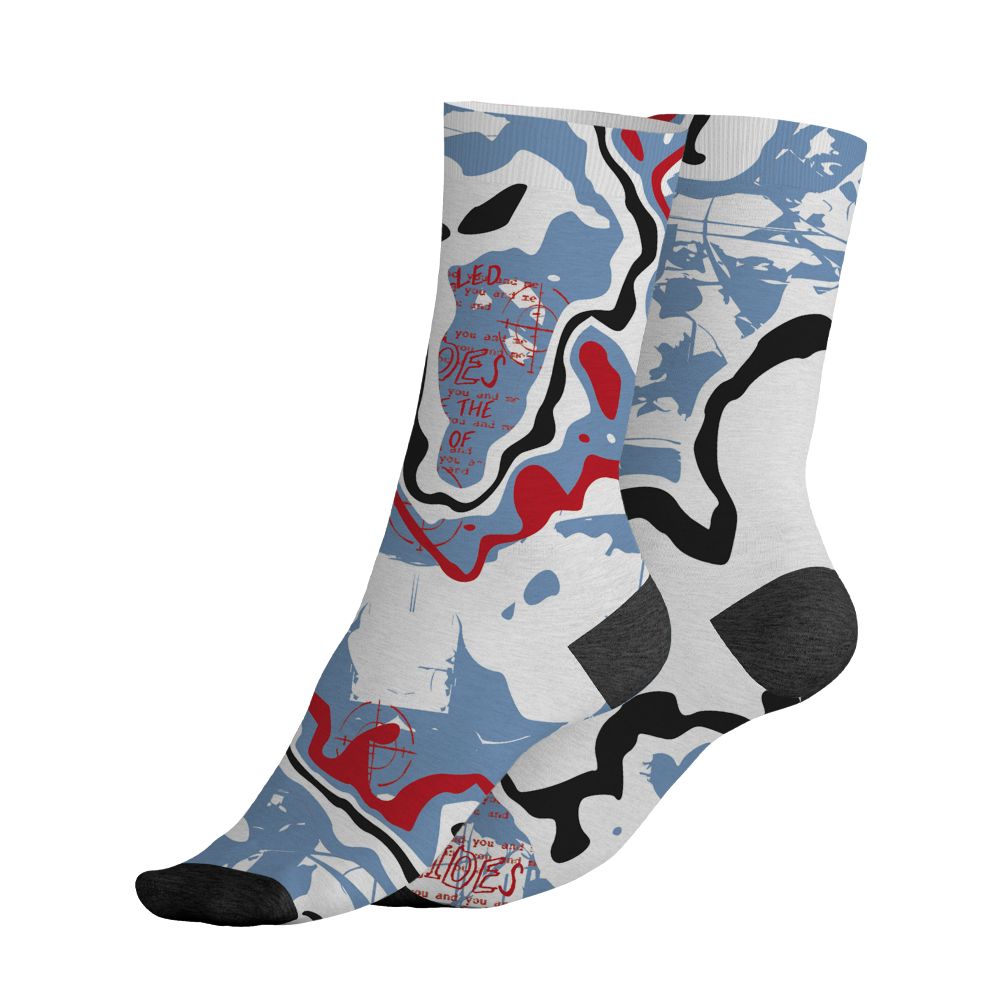 Fire-Red-5s-NastyJamz-Socks-Match-Pattern-Love-Kills-You-All-Over-Print