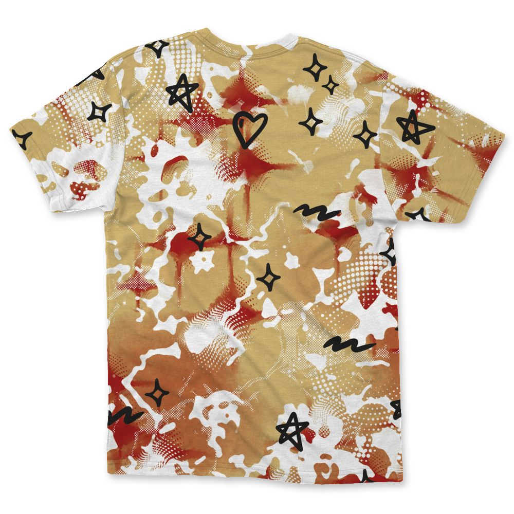 Pizza-4s-NastyJamz-T-Shirt-Match-Sneaker-Girl-Nail-All-Over-Print