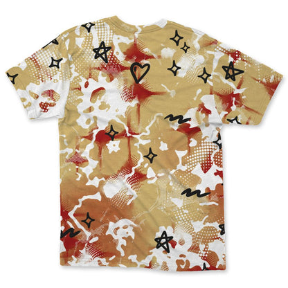 Pizza-4s-NastyJamz-T-Shirt-Match-Sneaker-Girl-Nail-All-Over-Print