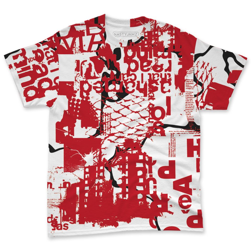 Fire-Red-5s-NastyJamz-T-Shirt-Match-Pattern-Madness-All-Over-Print