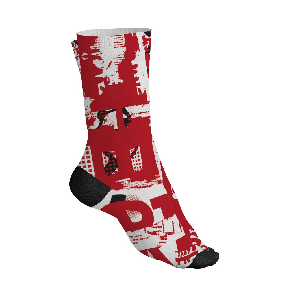 Fire-Red-5s-NastyJamz-Socks-Match-Pattern-Madness-All-Over-Print