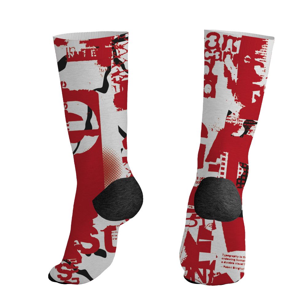 Fire-Red-5s-NastyJamz-Socks-Match-Pattern-Madness-All-Over-Print
