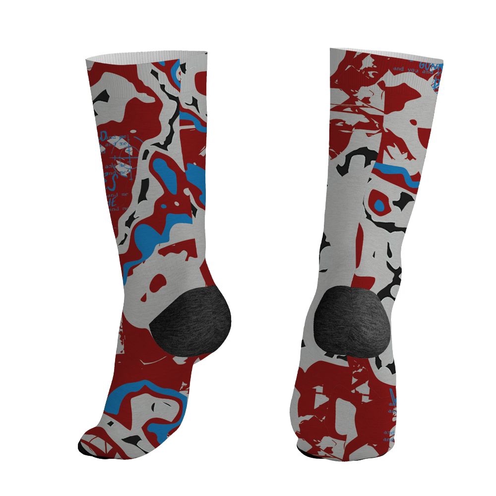 Spizike-Bordeaux-NastyJamz-Socks-Match-Pattern-Love-Kills-You-All-Over-Print