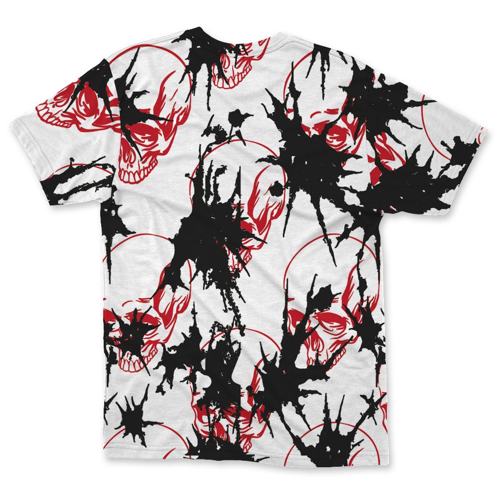Fire-Red-5s-NastyJamz-T-Shirt-Match-Dirty-Love-Skull-All-Over-Print