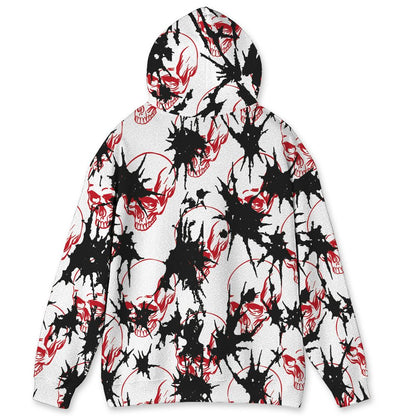 Fire-Red-5s-NastyJamz-Hoodie-Match-Dirty-Love-Skull-All-Over-Print