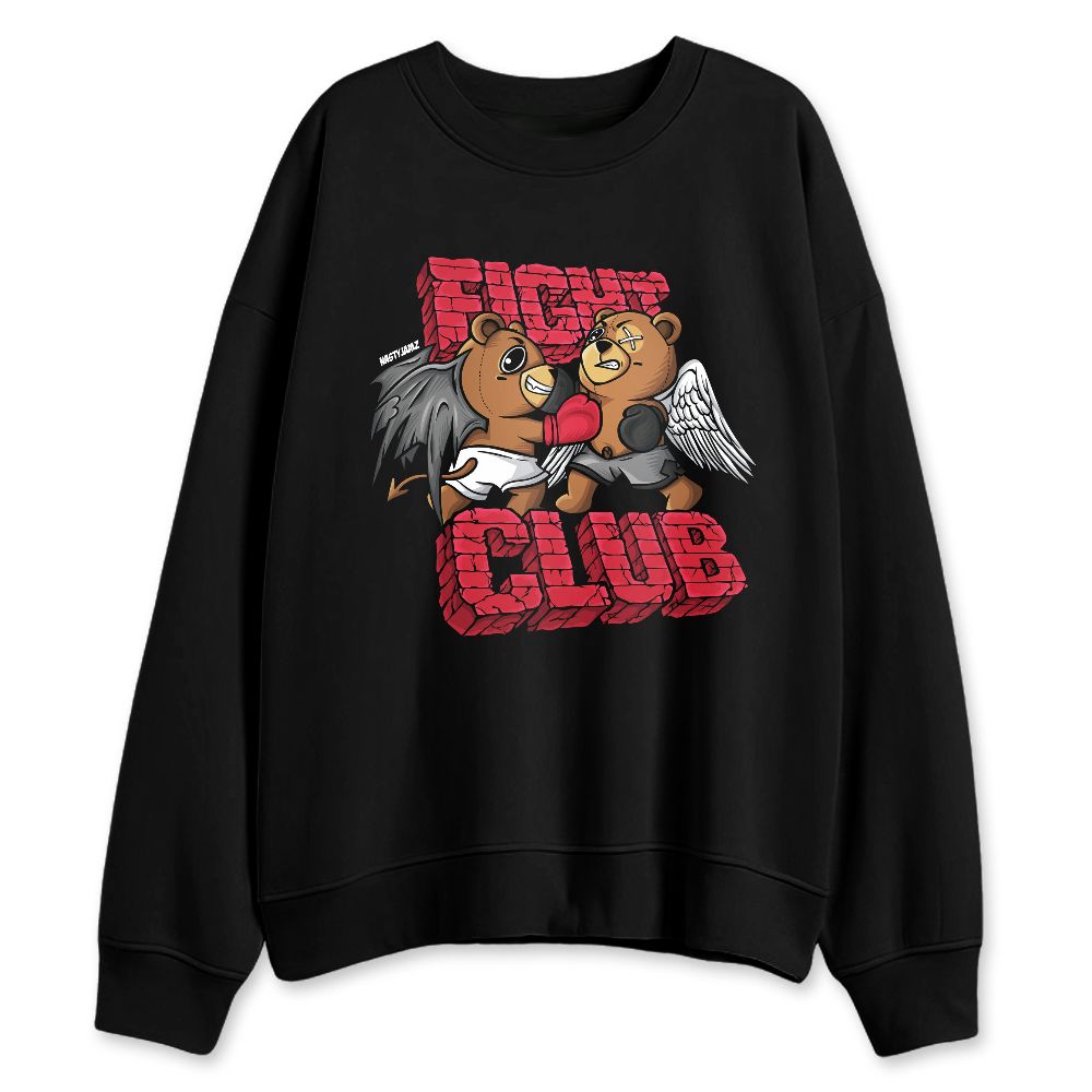Fire-Red-5s-NastyJamz-Sweatshirt-Match-Fight-Club-BER