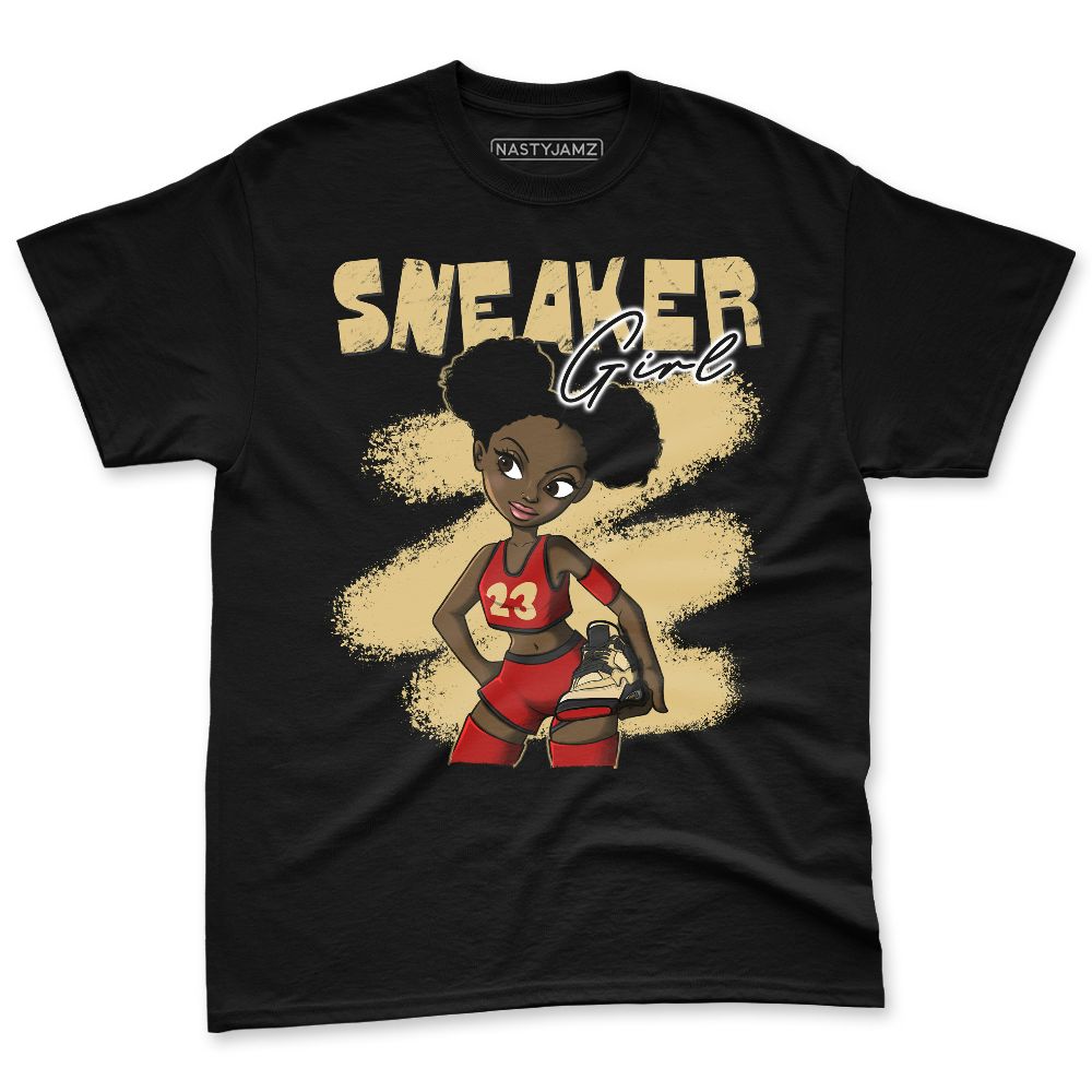 Pizza-4s-NastyJamz-Premium-T-Shirt-Match-Black-Sneaker-Girl