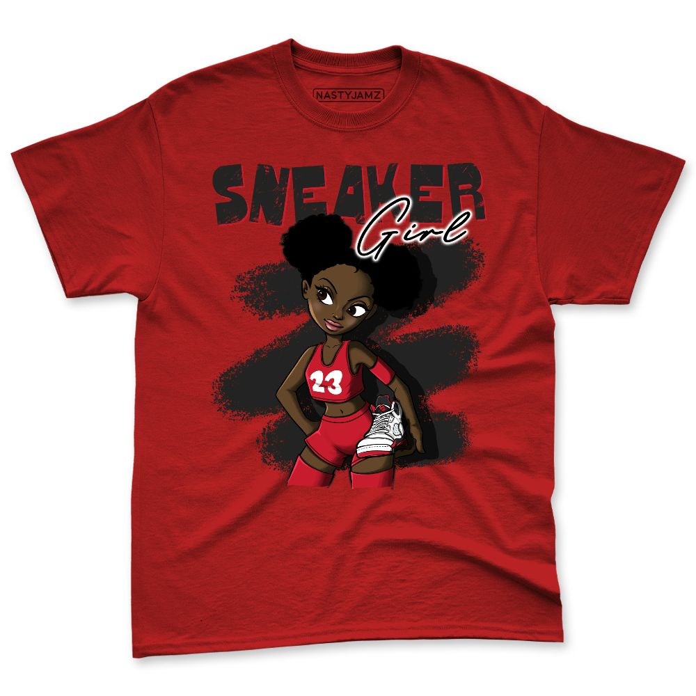 Fire-Red-5s-NastyJamz-Premium-T-Shirt-Match-Black-Sneaker-Girl
