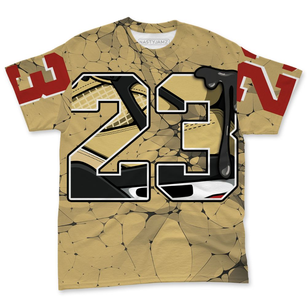 Pizza-4s-NastyJamz-T-Shirt-Match-23-Sneaker-All-Over-Print