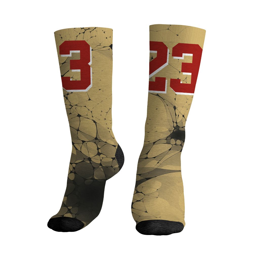 Pizza-4s-NastyJamz-Socks-Match-23-Sneaker-All-Over-Print