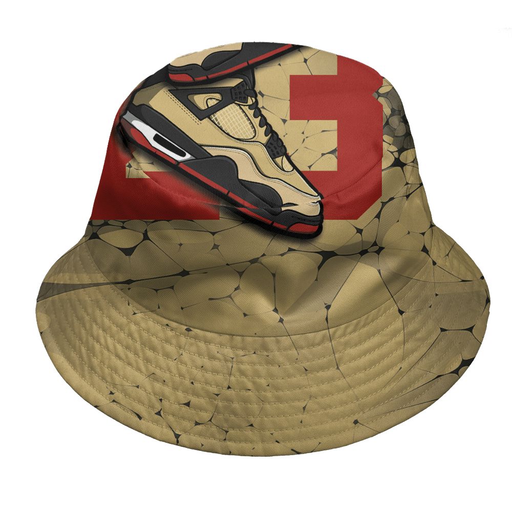 Pizza-4s-NastyJamz-Bucket-Hat-Match-23-Sneaker-All-Over-Print
