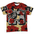 Pizza-4s-NastyJamz-T-Shirt-Match-23-Floral-All-Over-Print-Flower