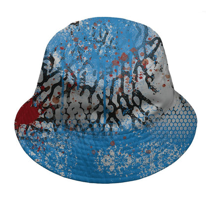 Spizike-Bordeaux-NastyJamz-Bucket-Hat-Match-23-Painted-Graffiti