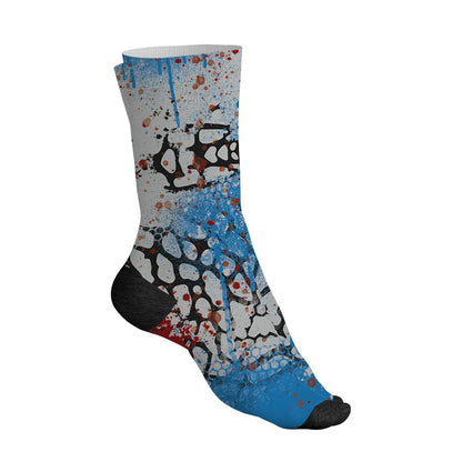 Spizike-Bordeaux-NastyJamz-Socks-Match-23-Painted-Graffiti
