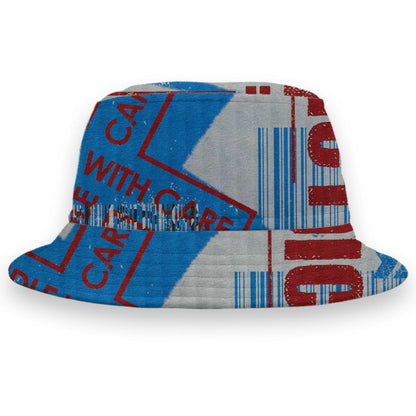 Spizike-Bordeaux-NastyJamz-Bucket-Hat-Match-Sneaker-Addict-All-Over-Print-Warning