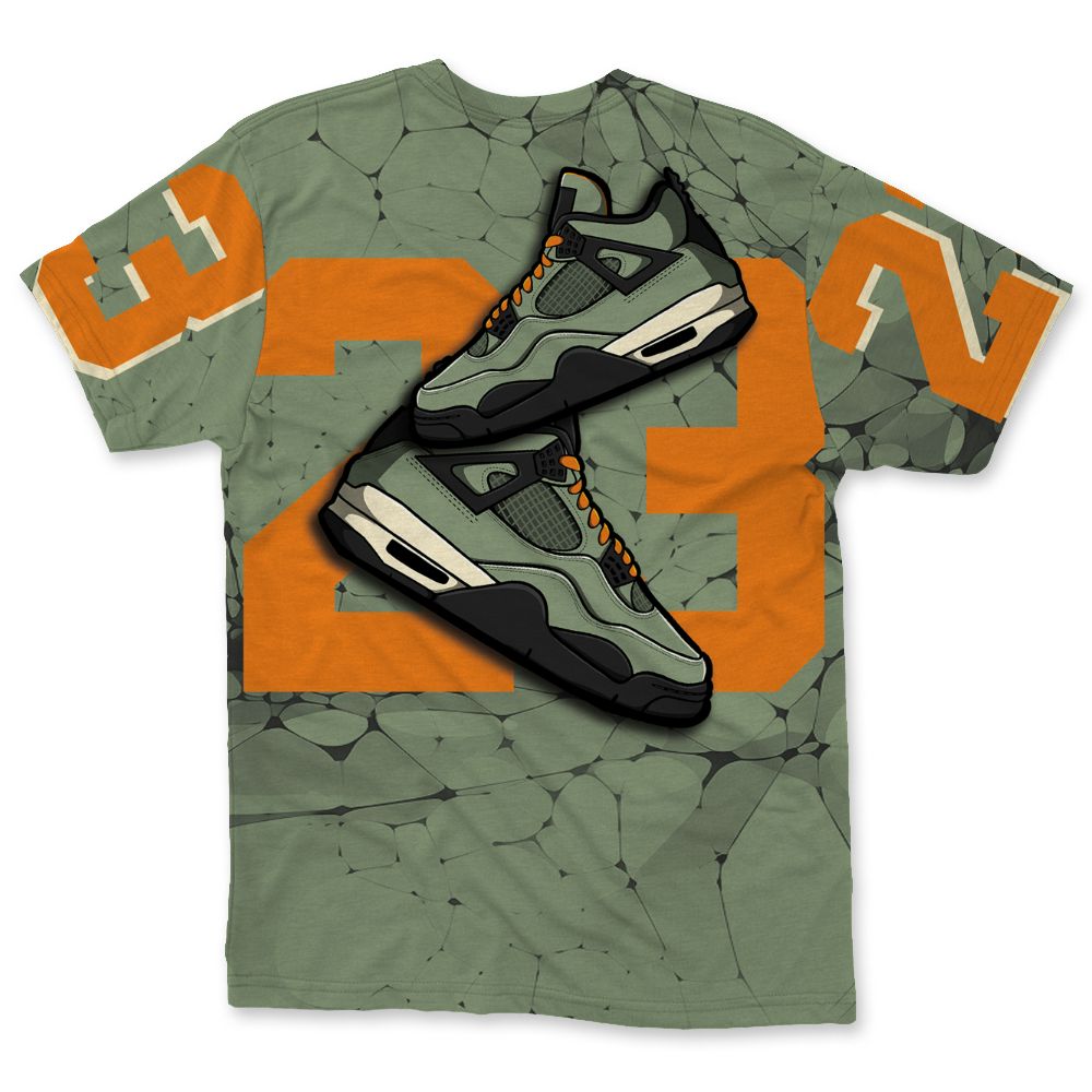 Undefeated-4s-NastyJamz-T-Shirt-Match-23-Sneaker-All-Over-Print