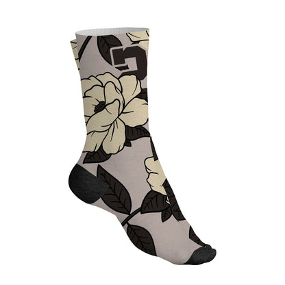 While-You-Were-Sleeping-4s-NastyJamz-Socks-Match-23-Floral-All-Over-Print-Flower