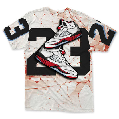 Fire-Red-5s-NastyJamz-T-Shirt-Match-23-Sneaker-All-Over-Print