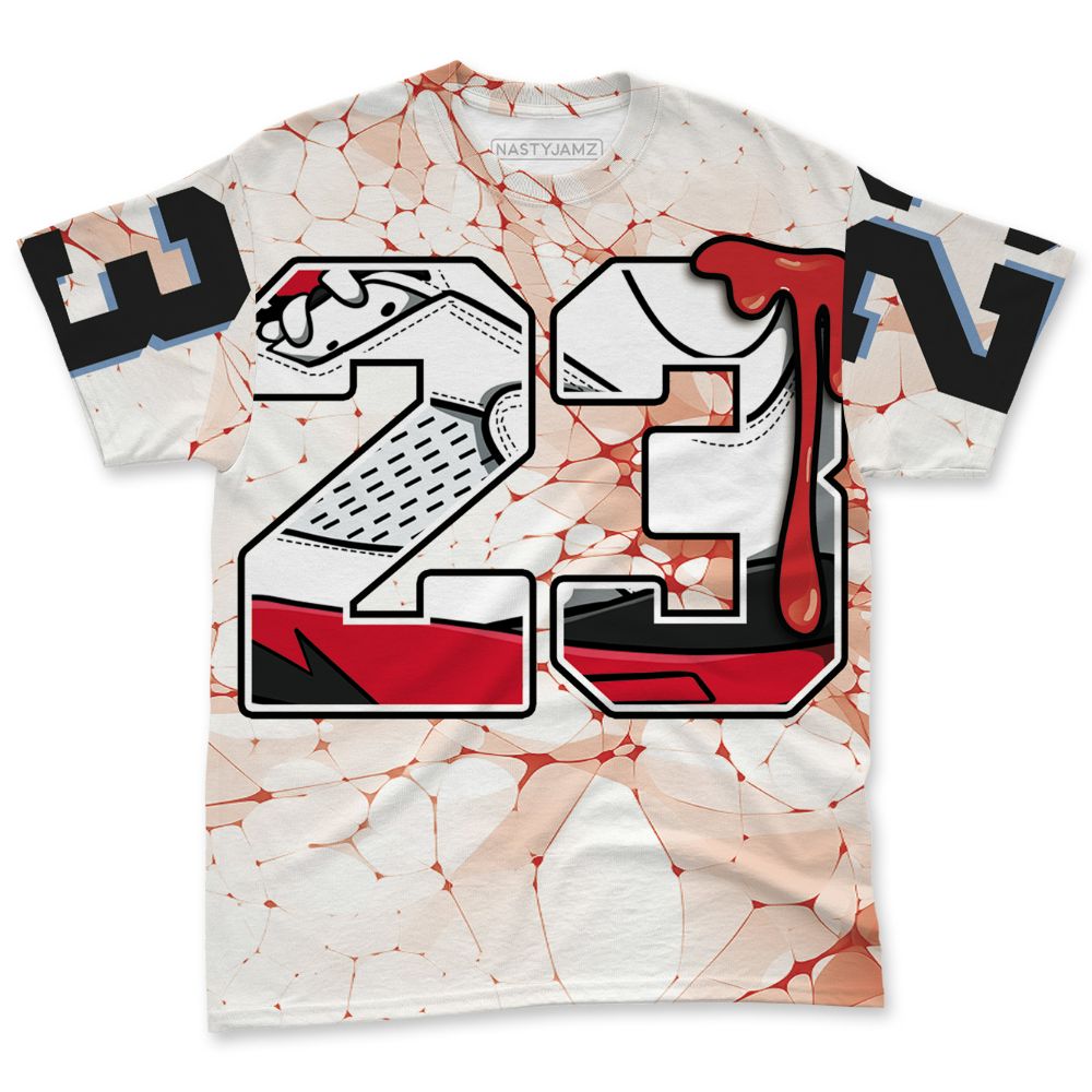 Fire-Red-5s-NastyJamz-T-Shirt-Match-23-Sneaker-All-Over-Print