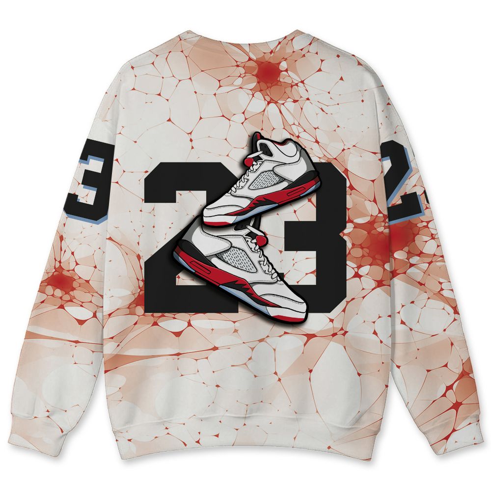 Fire-Red-5s-NastyJamz-Sweatshirt-Match-23-Sneaker-All-Over-Print